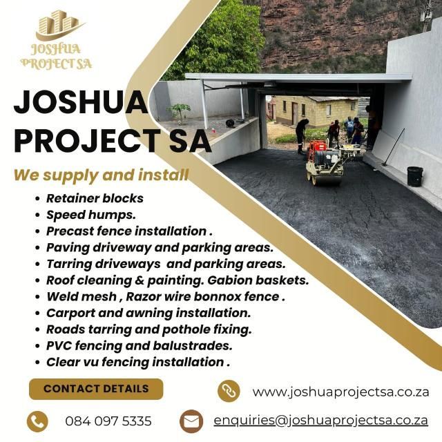 Paving solutions. Tar driveways and carports.