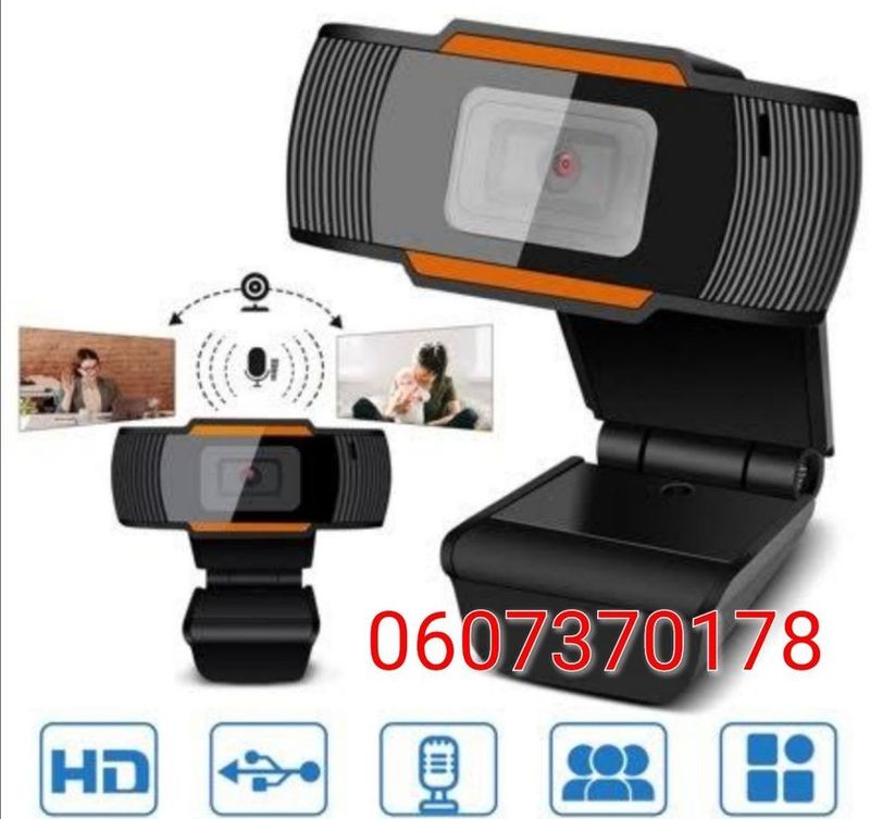 Webcam HD for Laptop Desktop with built-in Microphone (Brand New)