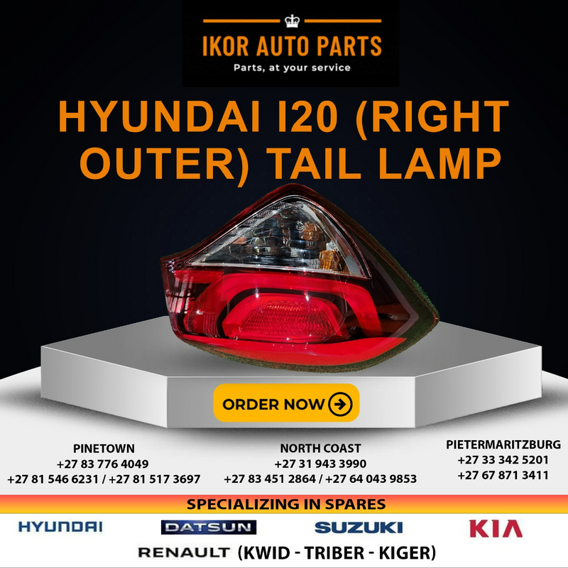 HYUNDAI i20 RIGHT OUTER TAIL LAMP