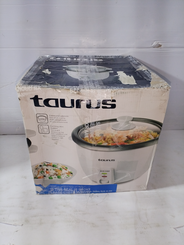 Taurus - 1.8 Litre 700W White Plastic Rice Cooker
