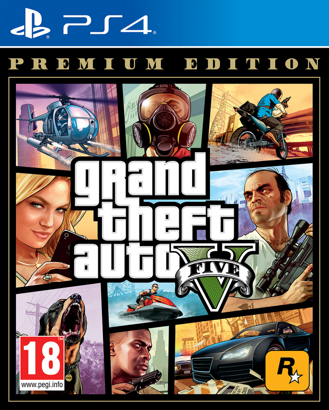 PS4 GTA 5 / Grand Theft Auto V Premium Edition (new)