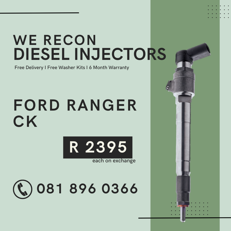 FORD RANGER 3.2 CK DIESEL INJECTORS WITH WARRANTY