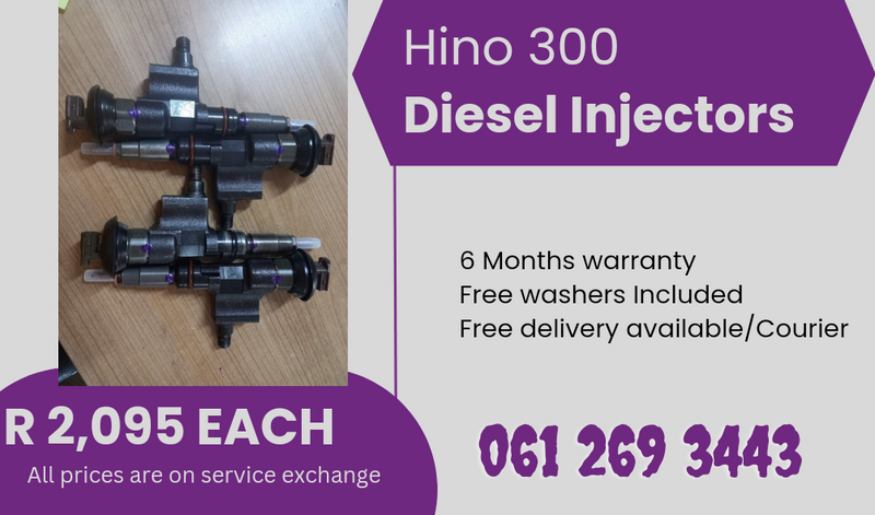 Hino 300 Diesel Injectors for sale