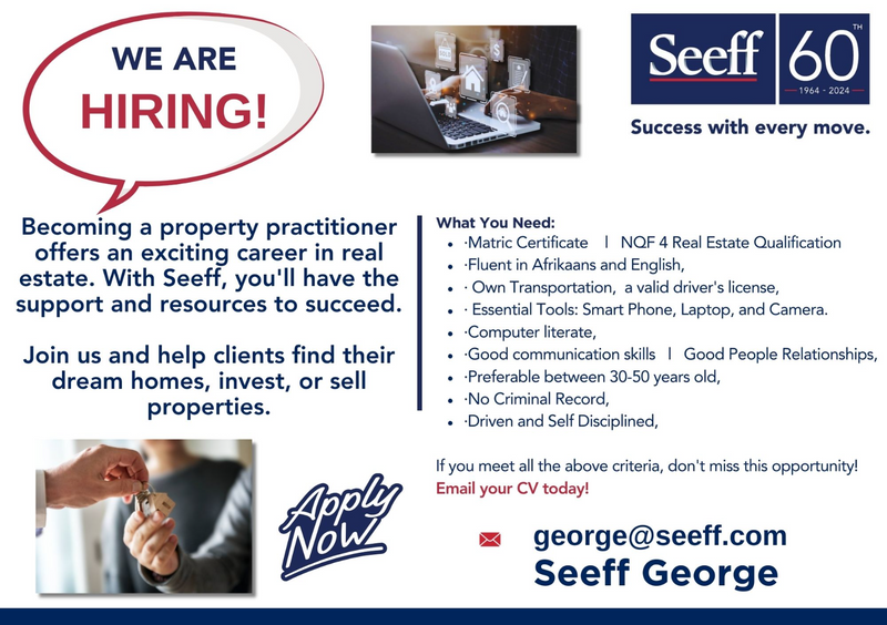 Join Seeff George - We are Hiring
