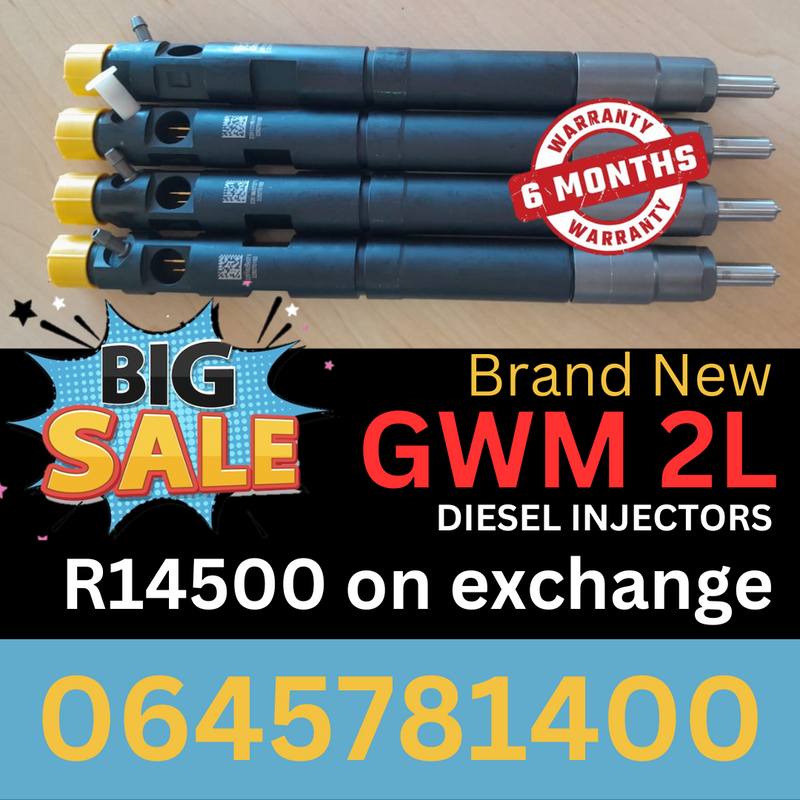Brand New GWM Steed diesel injectors for sale