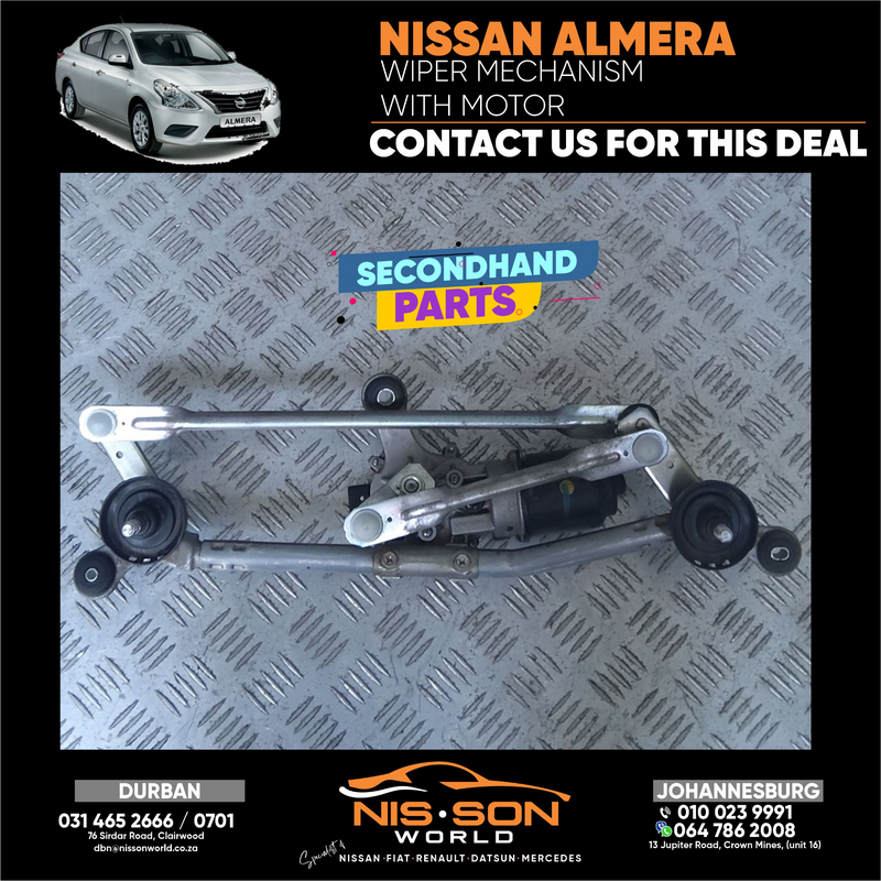 NISSAN ALMERA WINDOW MECHANISM WITH MOTOR