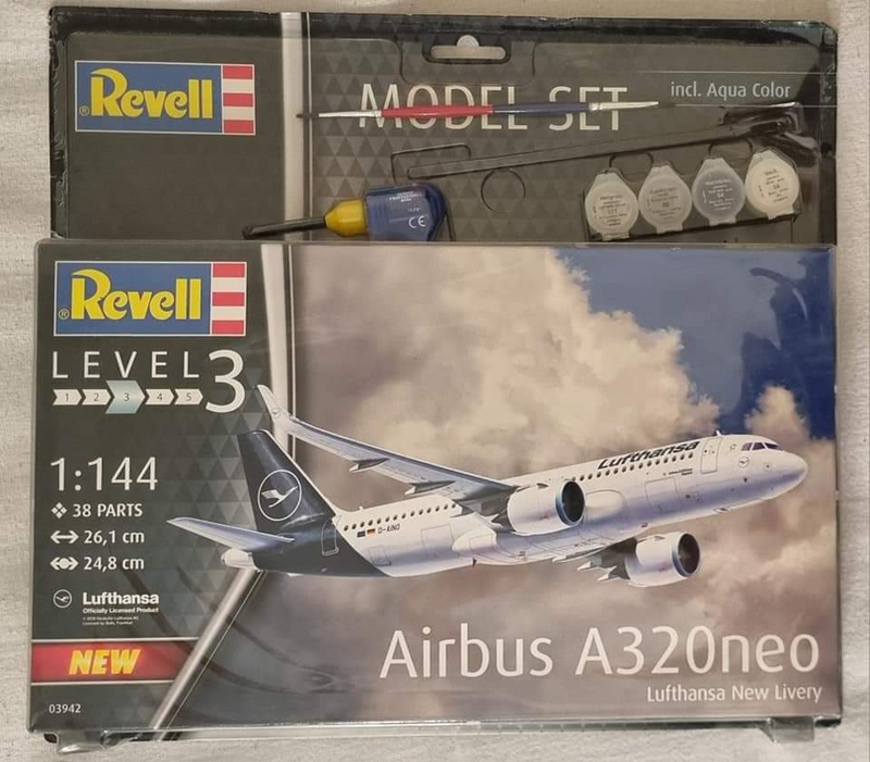 Revell 1/144  Airbus A320neo plastic model kit