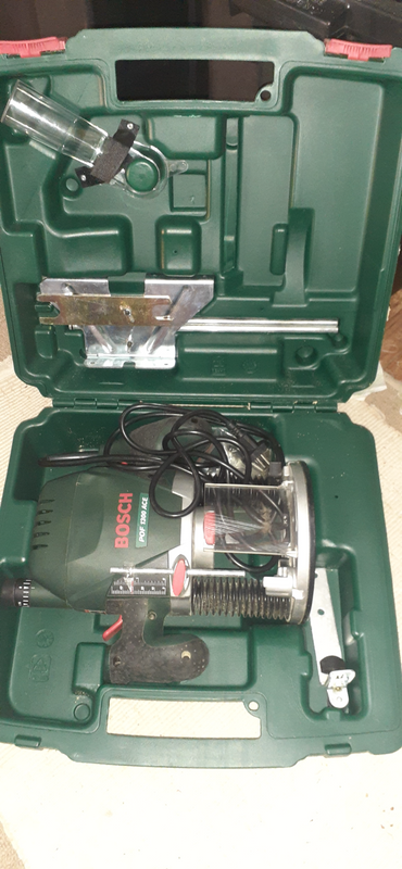 Bosch router and cordless polisher