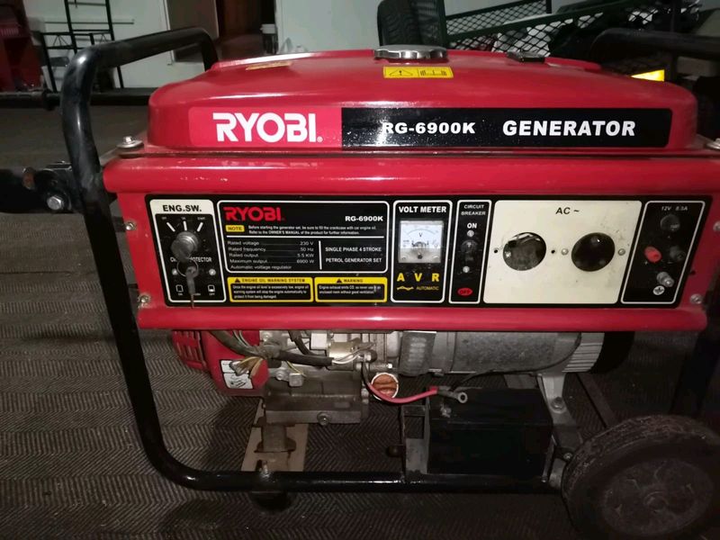 Ryobi 5.5kw generator