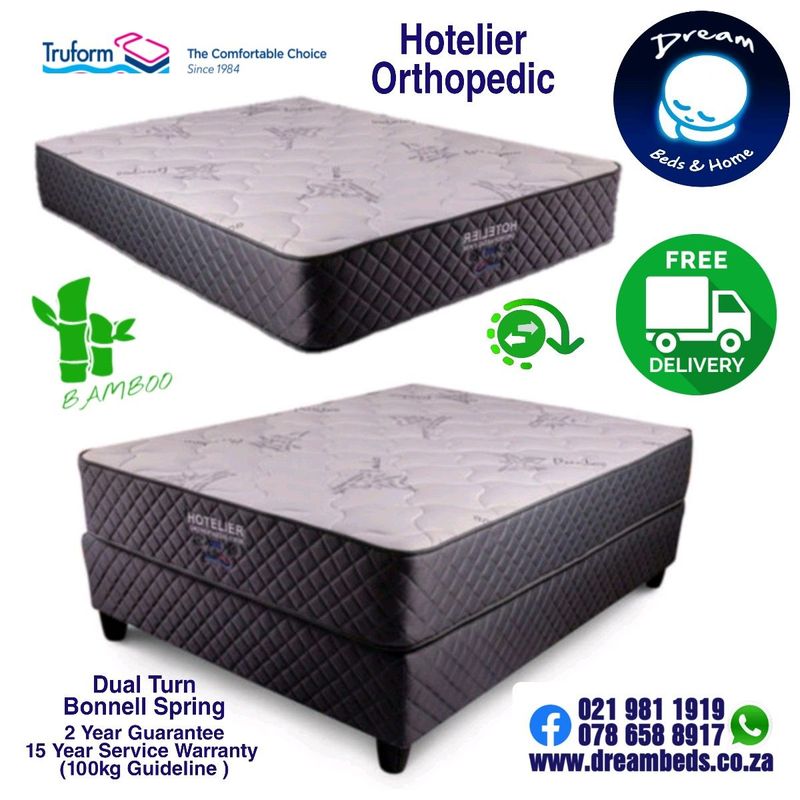 Hotel Quality Mattresses and Beds from R2549 with Free Delivery