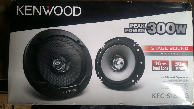 Kenwood 300w Flatbed Speakers