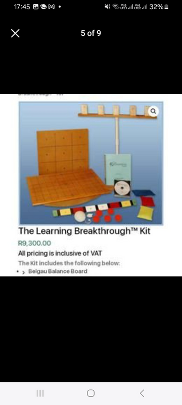 Price NEG make an offer!Hi there I am selling The Learning Breakthrough™ KitThe box has been opened