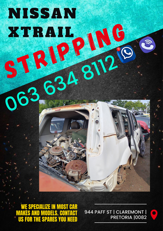 Nissan xtrail stripping for spares Call or WhatsApp me for prices 0615350116
