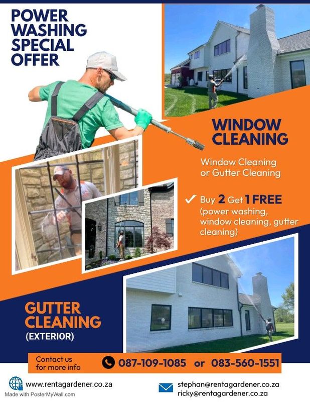 Gutter and window cleaning services