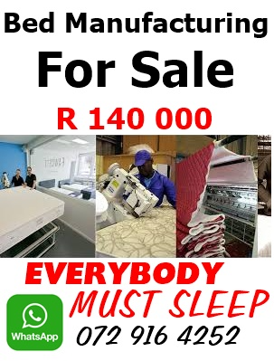 Base and mattress factory up for grabs R 140 000,  everybody must sleep 2025