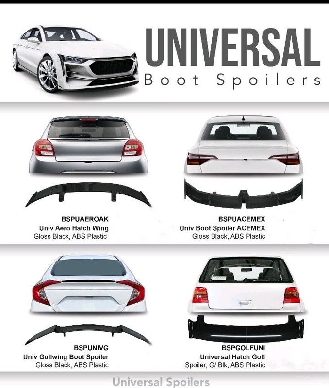 Universal boot spoilers supplied and fitted &#64;MOTORIZED STYLING