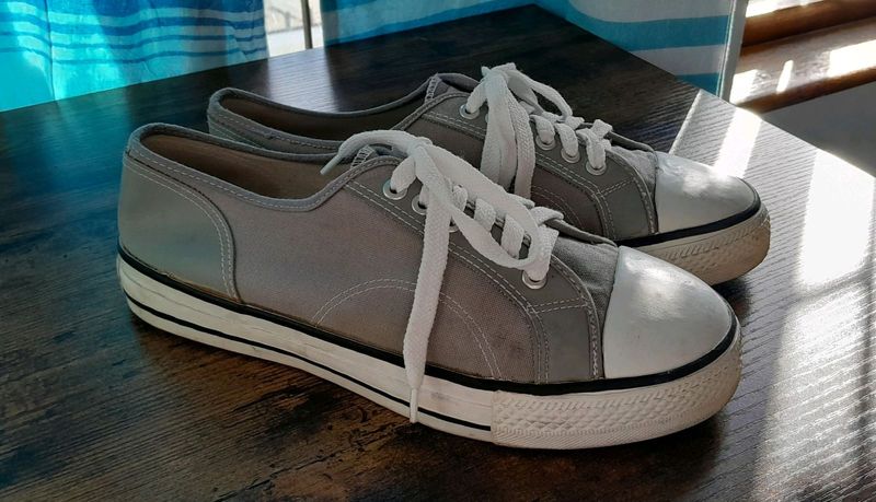 Stylish Pair of 2nd Hand, Off-Brand Sneakers