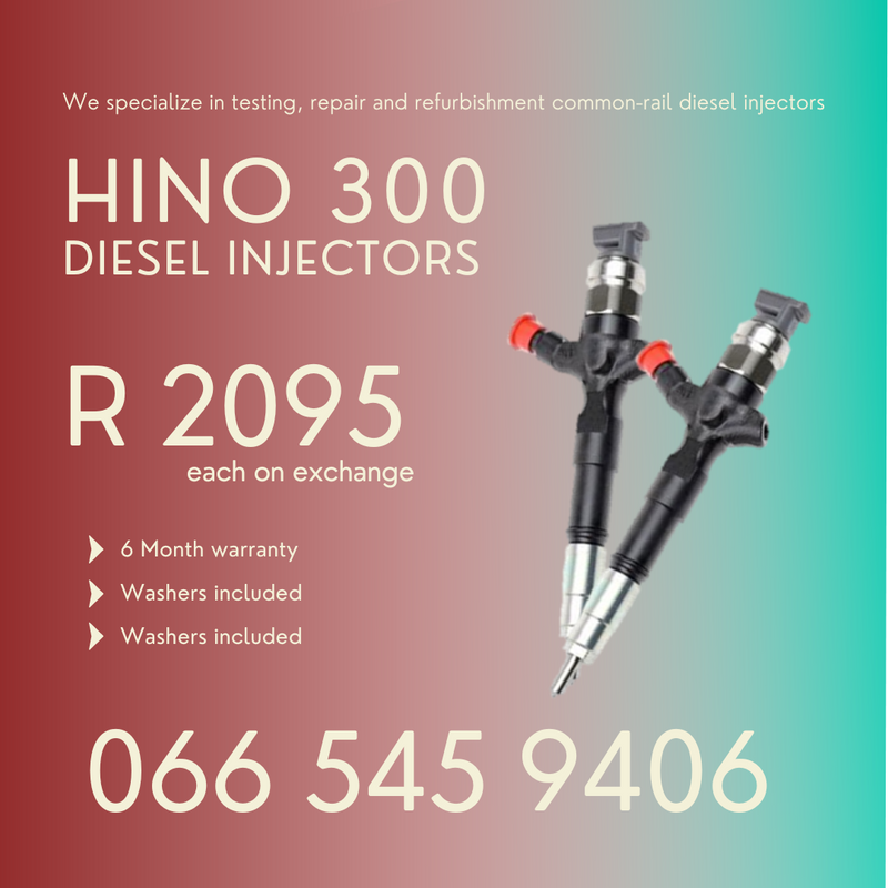 Hino 300 diesel injectors for sale on exchange