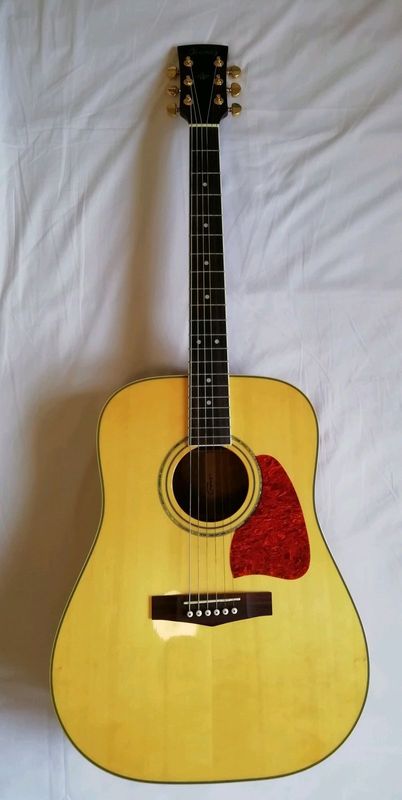 Ibanez 41&#34; Fully Acoustic Guitar With Case For Sale.