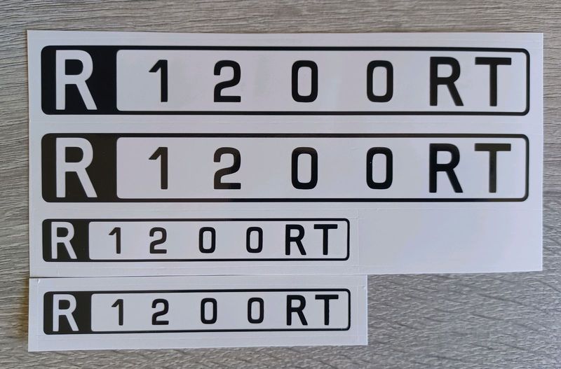 BMW R 1200 RT decals stickers sets
