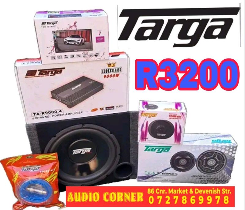 Targa Sound Subs Monoblock Powerful