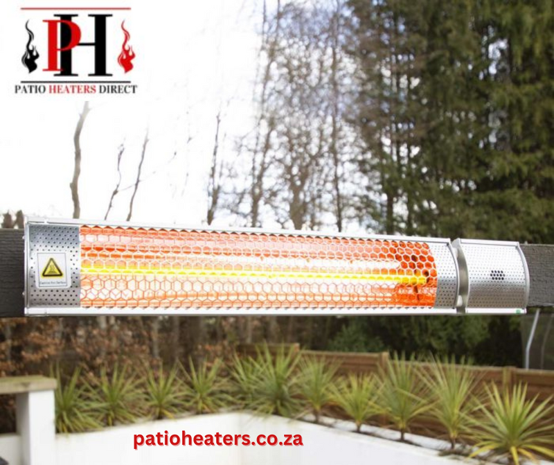 Halogen Electric Infrared Indoor/Garden/Outdoor heater with Remote Control,2 Heat Modes, Fast Heat