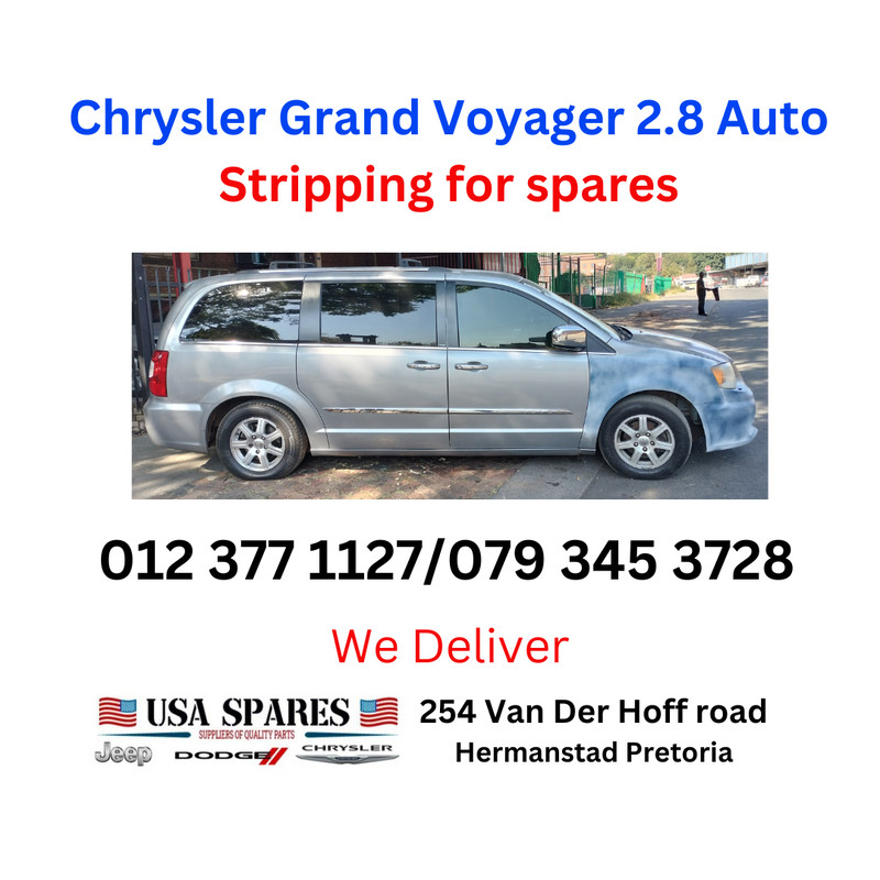 Chrysler Grand Voyager 2.8 Auto stripping for spares