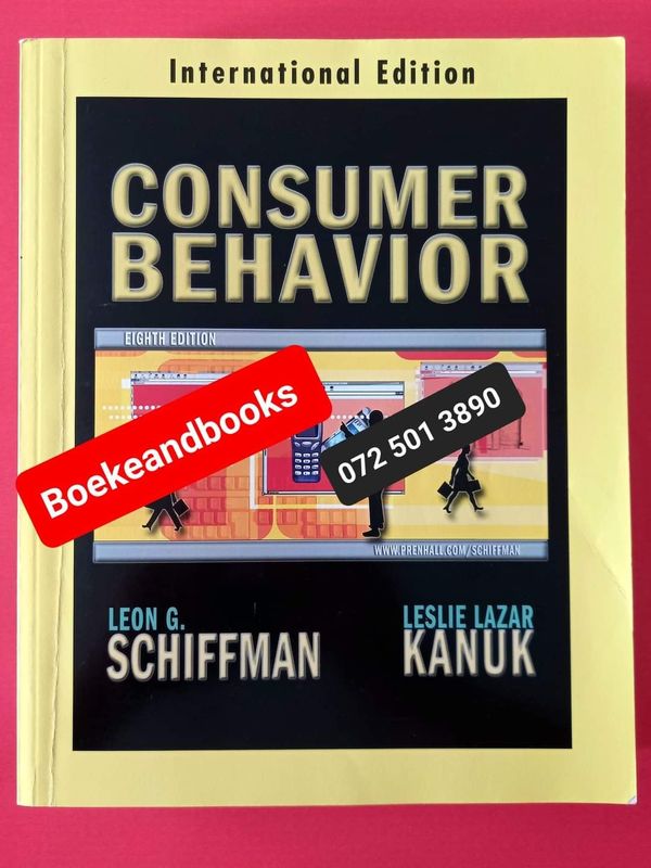 Consumer Behavior - Leon G Schiffman - Leslie Lazar Kanuk - Eight Edition.