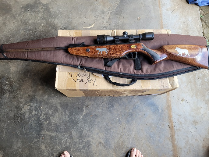 Bargain ! Beautiful Norica 4.5mm Air rifle with scope and bag !