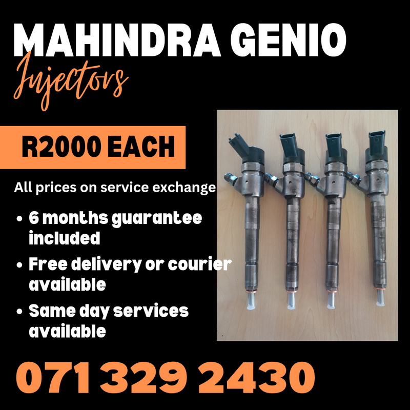 MAHINDRA GENIO INJECTORS FOR SALE WITH WARRANTY