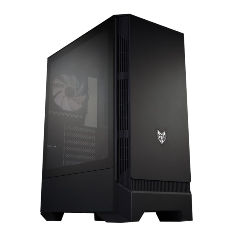 FSP CMT260 ATX Gaming Chassis  Black