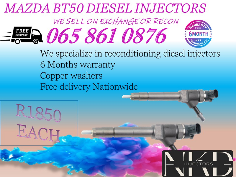 Mazda BT50 diesel injectors for sale on exchange or to recon