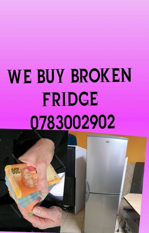 I buy unwanted broken refrigeration what&#39;s up ben