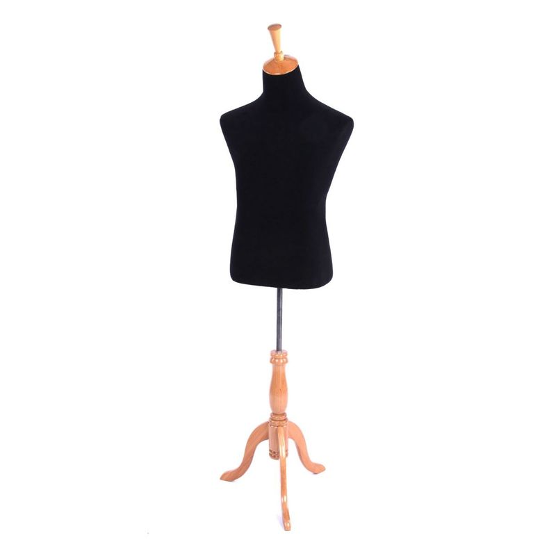 Male Torso with Wooden Arm, Tripod – Wooden base