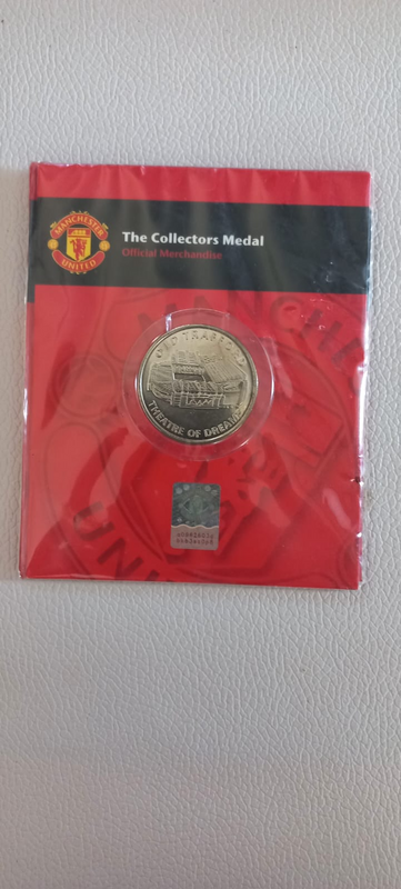 Manchester United collectors medal - Brand new, unopened!