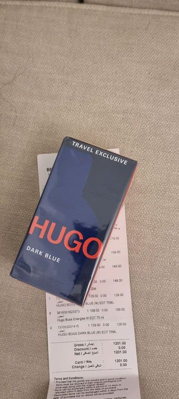 Hugo Boss Dark Blue 75ml Eau De Toilette SEALED!! (BARGAIN!!)