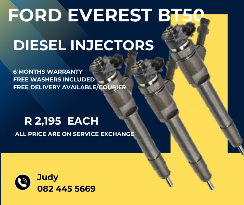 Ford Everest BT50 Diesel Injectors