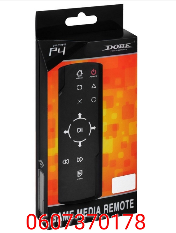 PS4 Media Remote Bluetooth 3.0  Blu-Ray DVD (Brand New)