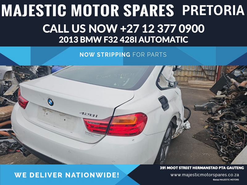 Bmw 428i F32 coupe automatic stripping for used spares