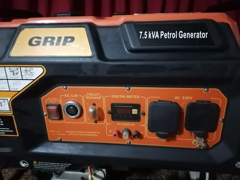 Grip 7.5 KVA Generator