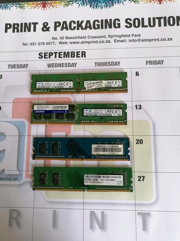 DDR 3 &amp; DDR 4 Ram