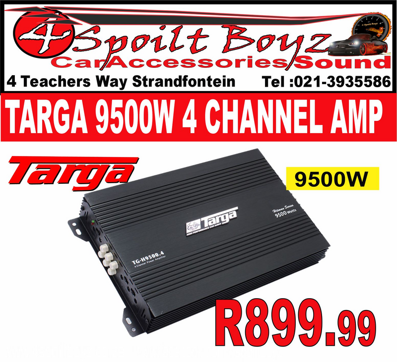 TARGA 9500w 4 Channel Amplifier