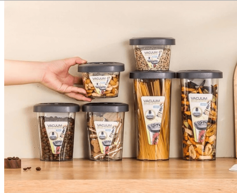 6 Pieces Vacuum Food Storage Containers