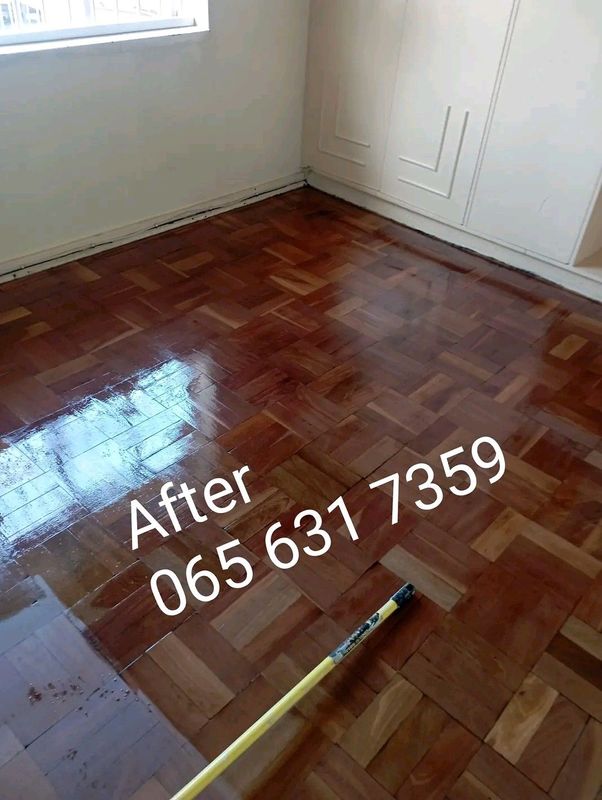 Sanding and Sealing of wooden floors