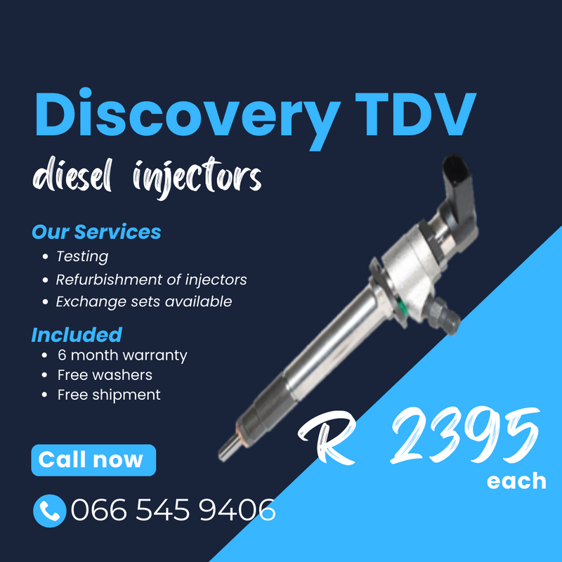 Discovery TDV 4 diesel injectors for sale on exchange