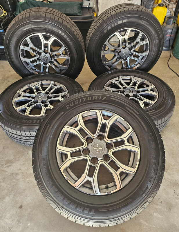 Rims with tyres