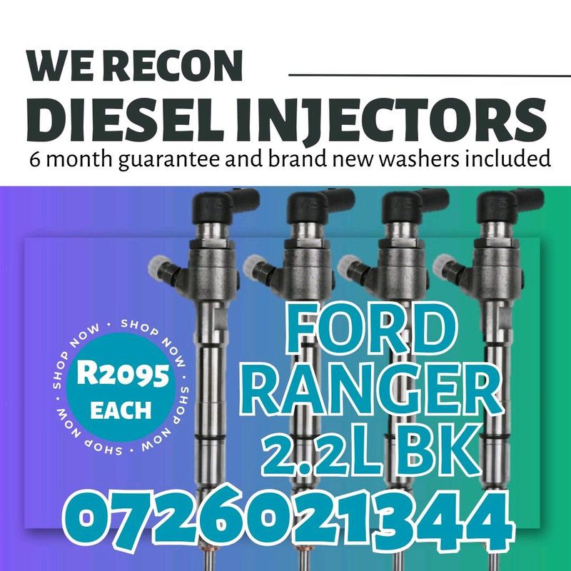 Ford Ranger 2.2L BK diesel injectors for sale