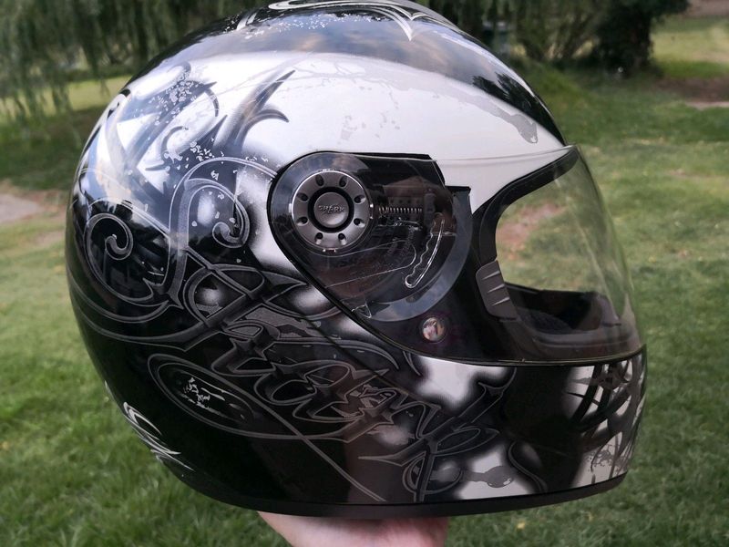 Shark S600 Dark Knight Motorcycle Helmet