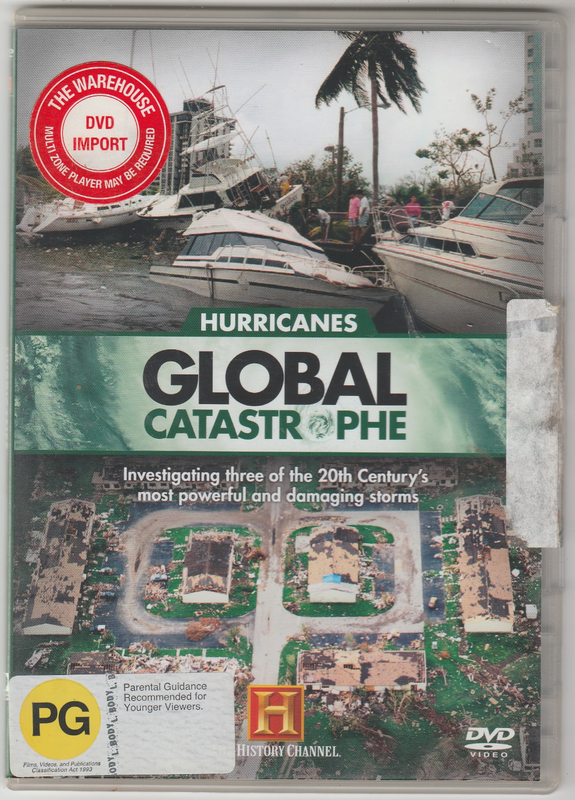 DVD - The History Channel - GLOBAL CATASTOPHE - HURRICANES