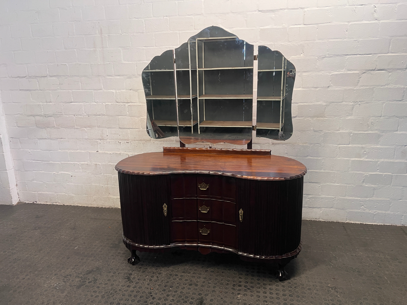 Dressing Table with Folding Mirrors- A47905